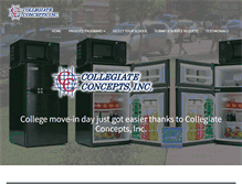 Tablet Screenshot of collegiateconcepts.net